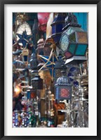 Tunisia, Tunis, Tunisian souvenirs, Souq market Framed Print