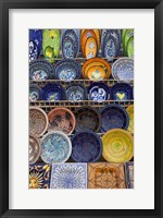 Tunisian pottery, Port El Kantaoui, Tunisia Fine Art Print