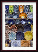 Tunisian pottery, Port El Kantaoui, Tunisia Fine Art Print