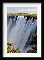 Victoria Waterfalls, Zambesi River, Zambia. Fine Art Print