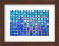 Visual arts in Mosaic with the new Library along the Mediterranean, Alexandria, Egypt Fine Art Print