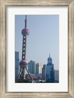 View of the modern Pudong area, Shanghai, China Fine Art Print