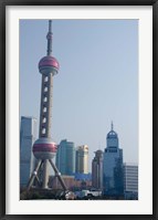 View of the modern Pudong area, Shanghai, China Fine Art Print