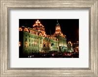 View of Colonial-style Buildings Along the Bund, Shanghai, China Fine Art Print