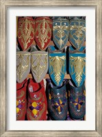 Traditionally Embroidered Babouches, Morocco Fine Art Print
