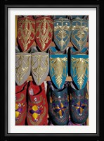 Traditionally Embroidered Babouches, Morocco Fine Art Print