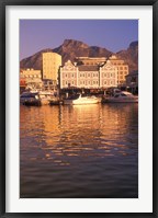 Victoria and Albert Waterfront Center, Cape Town, South Africa Framed Print