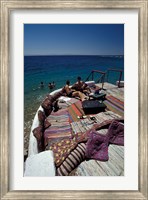 Village Cafe and Terrace on the Red Sea, Egypt Fine Art Print