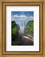 Victoria Falls and Zambezi River, Zimbabwe Fine Art Print