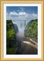 Victoria Falls and Zambezi River, Zimbabwe Fine Art Print