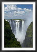 Victoria Falls, Mosi-oa-Tunya, Zimbabwe, Africa Framed Print