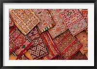 Woven Fabrics, Essaouira, Morocco Fine Art Print
