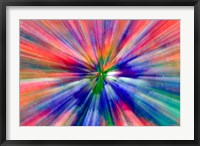 Zoom Abstract of Pansy Flowers Fine Art Print
