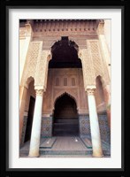Zellij (Mosaic Tilework) at the Saddian Tombs, Morocco Fine Art Print