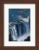 Zambezi River Flowing over Victoria Falls, Mosi-Oa-Tunya National Park, Zambia Fine Art Print
