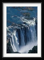 Zambezi River Flowing over Victoria Falls, Mosi-Oa-Tunya National Park, Zambia Fine Art Print