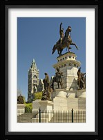 Washington Monument Richmond Virginia Framed Print