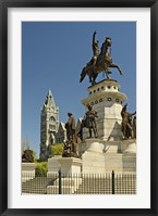 Washington Monument Richmond Virginia Framed Print
