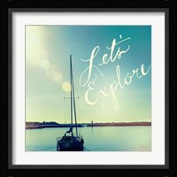 Coastline Sailboat Explore v.2 Fine Art Print