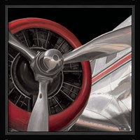 Travel by Air Dark II Fine Art Print