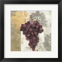 Acanthus and Paisley With Grapes  I Framed Print