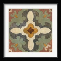 Andalucia Tiles B Color Framed Print
