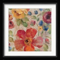 April Rain Flowers II Framed Print