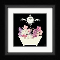 Bain du Jardin II Black Framed Print