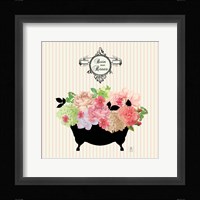 Bain du Jardin III no Border Framed Print