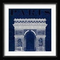 Blueprint Arc de Triomphe Fine Art Print