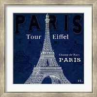 Blueprint Tour Eiffel Fine Art Print