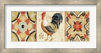 Bohemian Rooster Panel I Fine Art Print