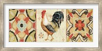 Bohemian Rooster Panel I Fine Art Print