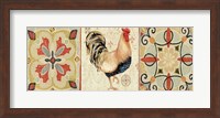 Bohemian Rooster Panel II Fine Art Print