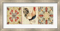 Bohemian Rooster Panel II Fine Art Print