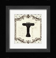 Cartouche Sink Framed Print