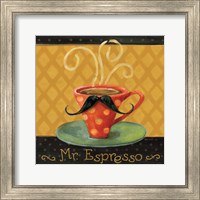 Cafe Moustache III Square Fine Art Print