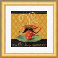 Cafe Moustache III Square Fine Art Print