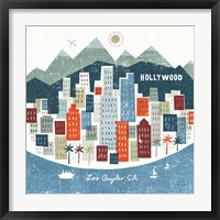 Colorful Los Angeles Framed Print