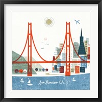 Colorful San Francisco Framed Print
