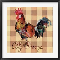 Coq Orange Framed Print