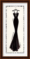 Couture Noir Original III with Border Fine Art Print