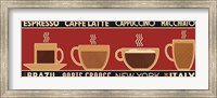 Deco Coffee Panel I Fine Art Print