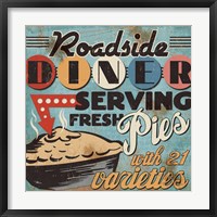 Diners and Drive Ins II Framed Print