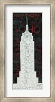 Empire State Building - Red Fine Art Print