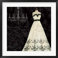 French Couture II Framed Print