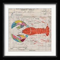 Fresh from the Sea II Framed Print