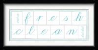 Fresh Clean Blue Fine Art Print
