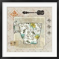 Garden Cafe III Framed Print