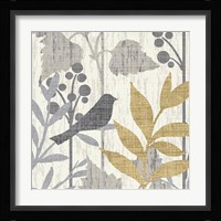 Garden Leaves Square V Framed Print